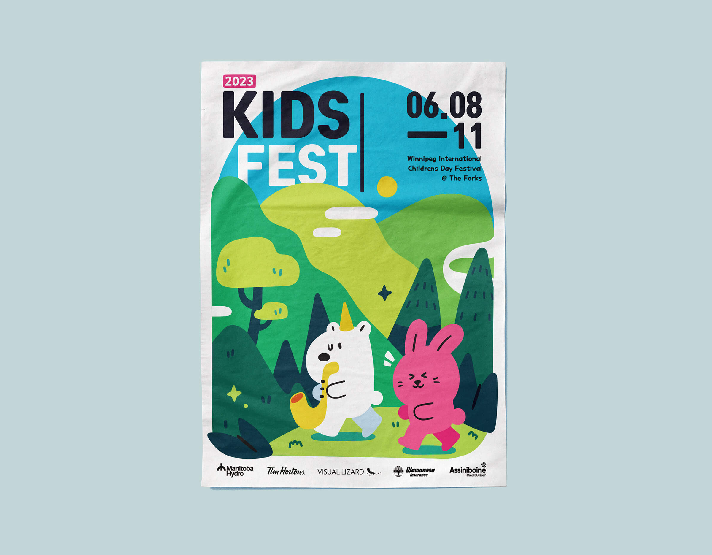 kidsfest poster redesign