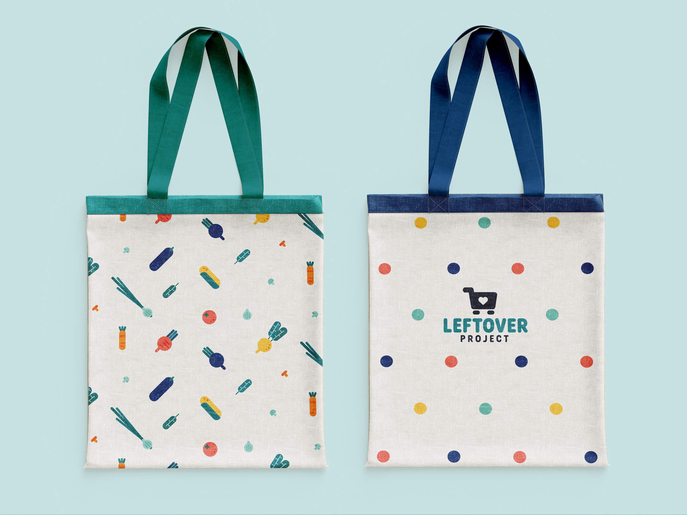 leftover project tote bags